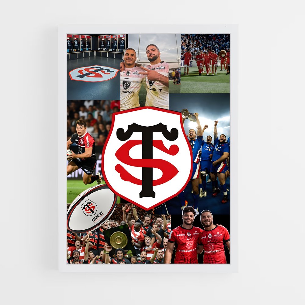 Poster Les Titans du Stade – affiche Rugby (vue 3)